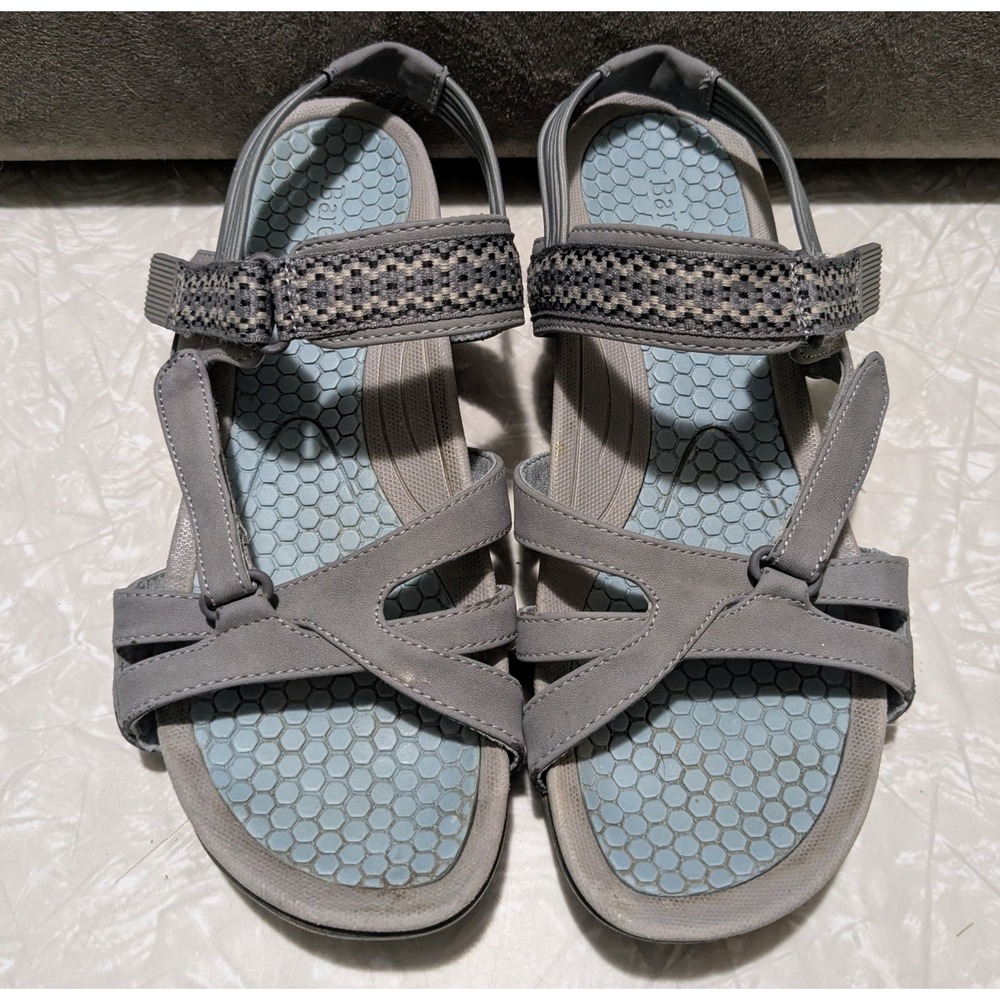 Baretraps Dalton Womens 8 Light Blue Slingback Sporty Sandals